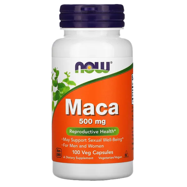 NOW Maca 500mg 100 Capsules