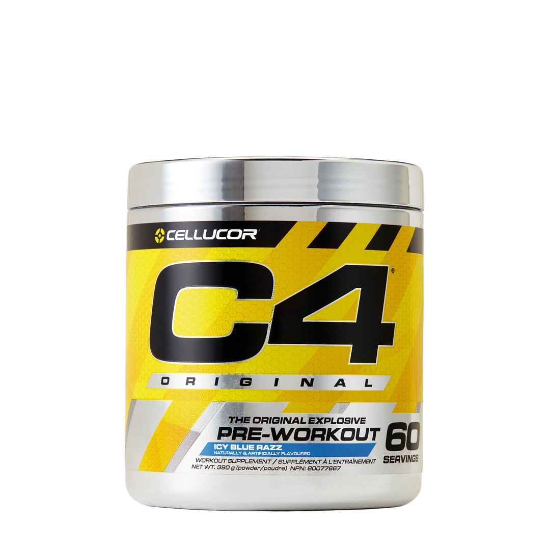 Cellucor C4 Original Pre Workout Icy Blue Razz 60 Servings