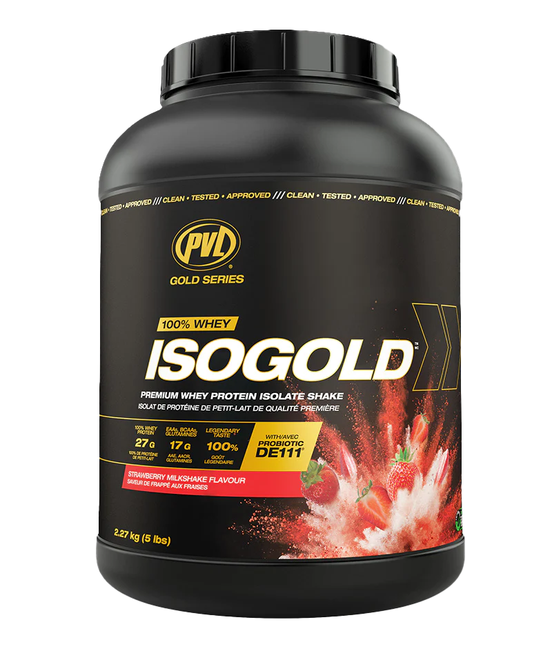 PVL Iso Gold Whey Isolate Strawberry 5lb