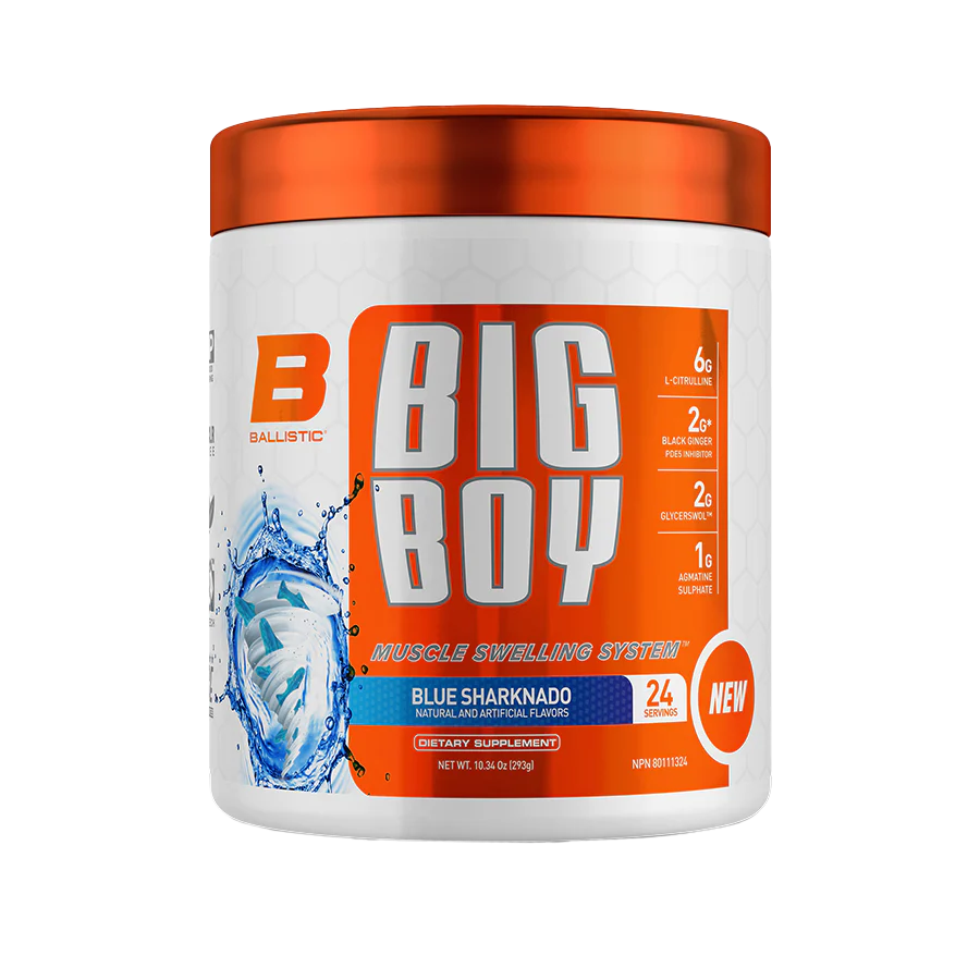 Ballistic Labs Big Boy Pre Workout Blue Sharknado 24 Servings