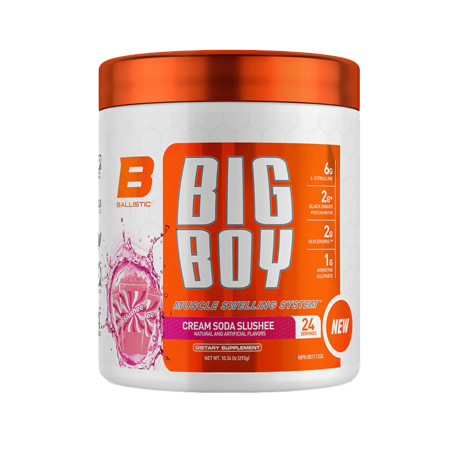 Ballistic Labs Big Boy Pre Workout Cream Soda Slushee 24 Servings