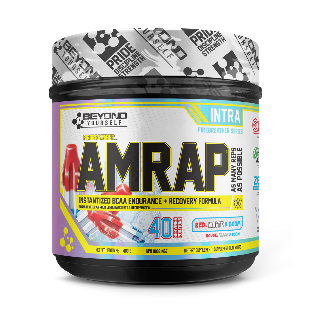 Beyond Yourself Amrap BCAA Red White Boom 40 Servings