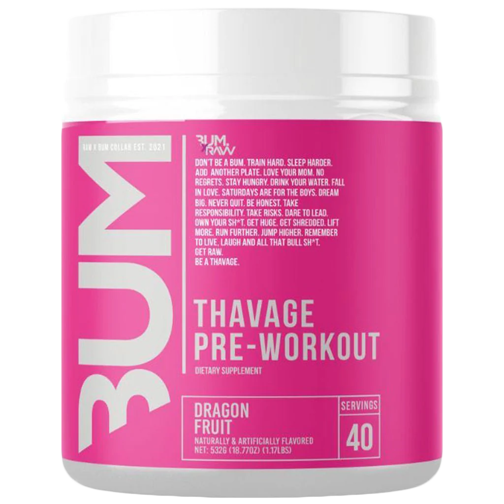 CBUM Thavage Pre Workout Dragon Fruit 40 Servings