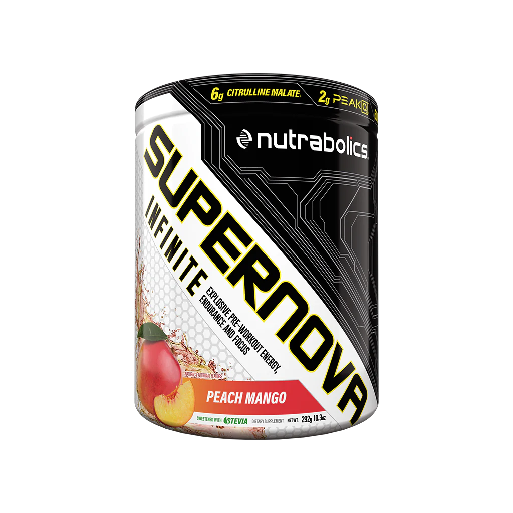 Nutrabolics Supernova Pre Workout Peach Mango 20 Servings