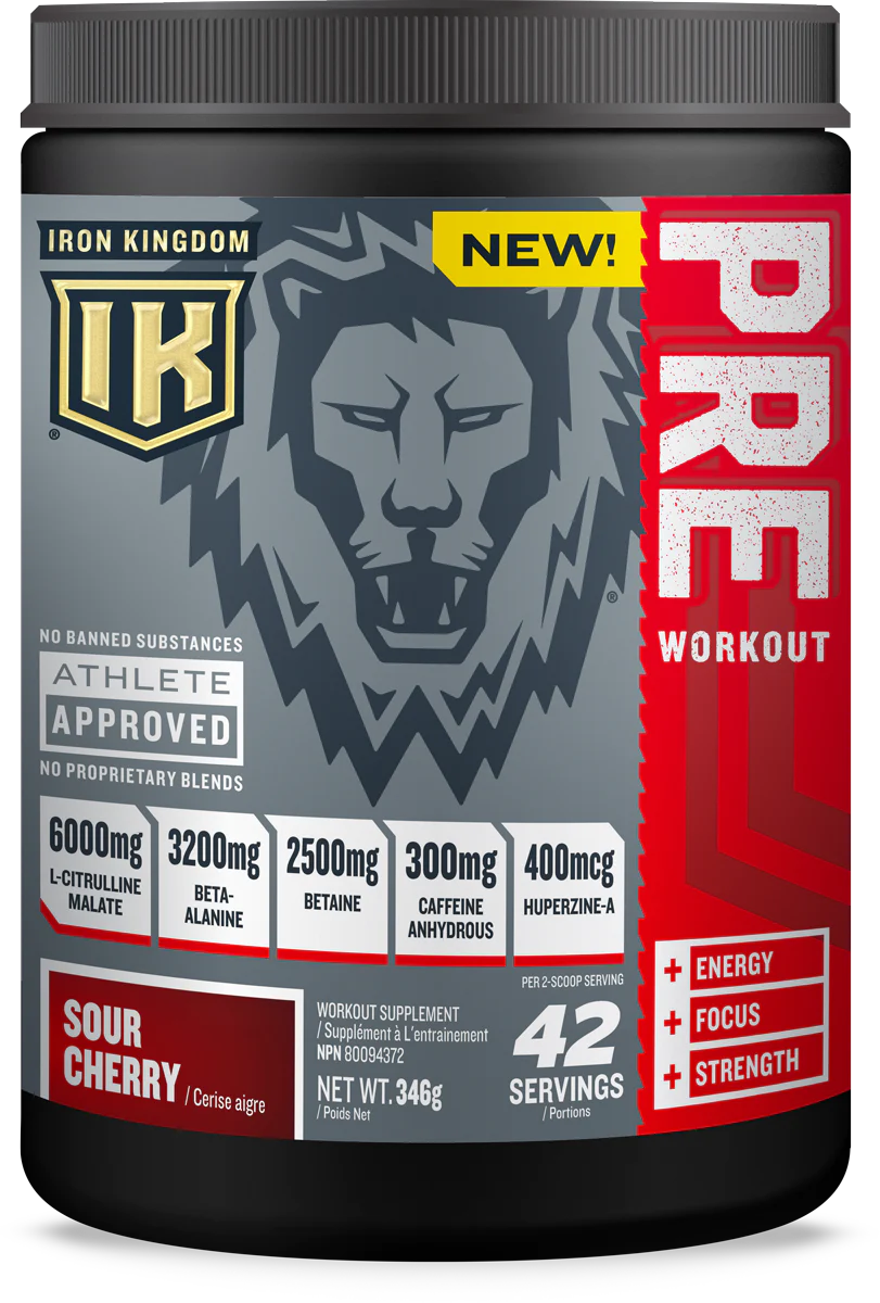 Iron Kingdom Pre Workout Sour Cherry 42 Servings