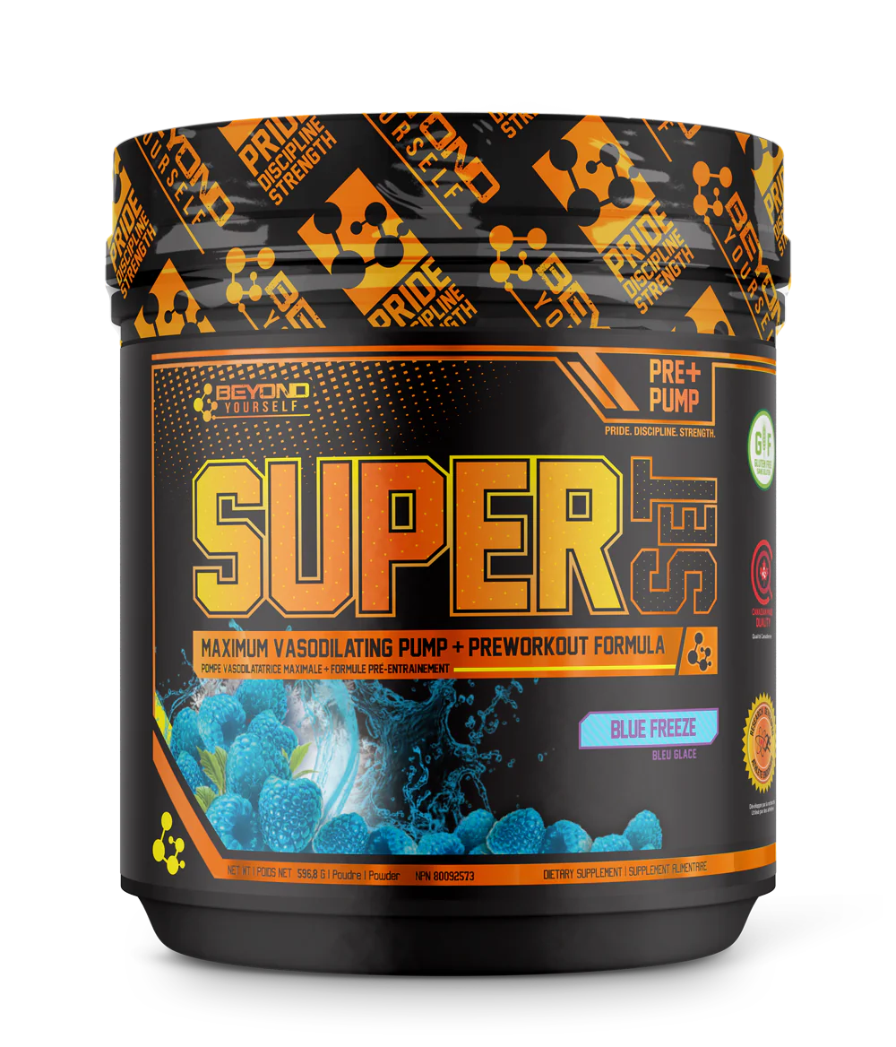 Beyond Yourself Superset Pre Workout Blue Freeze 40 Servings
