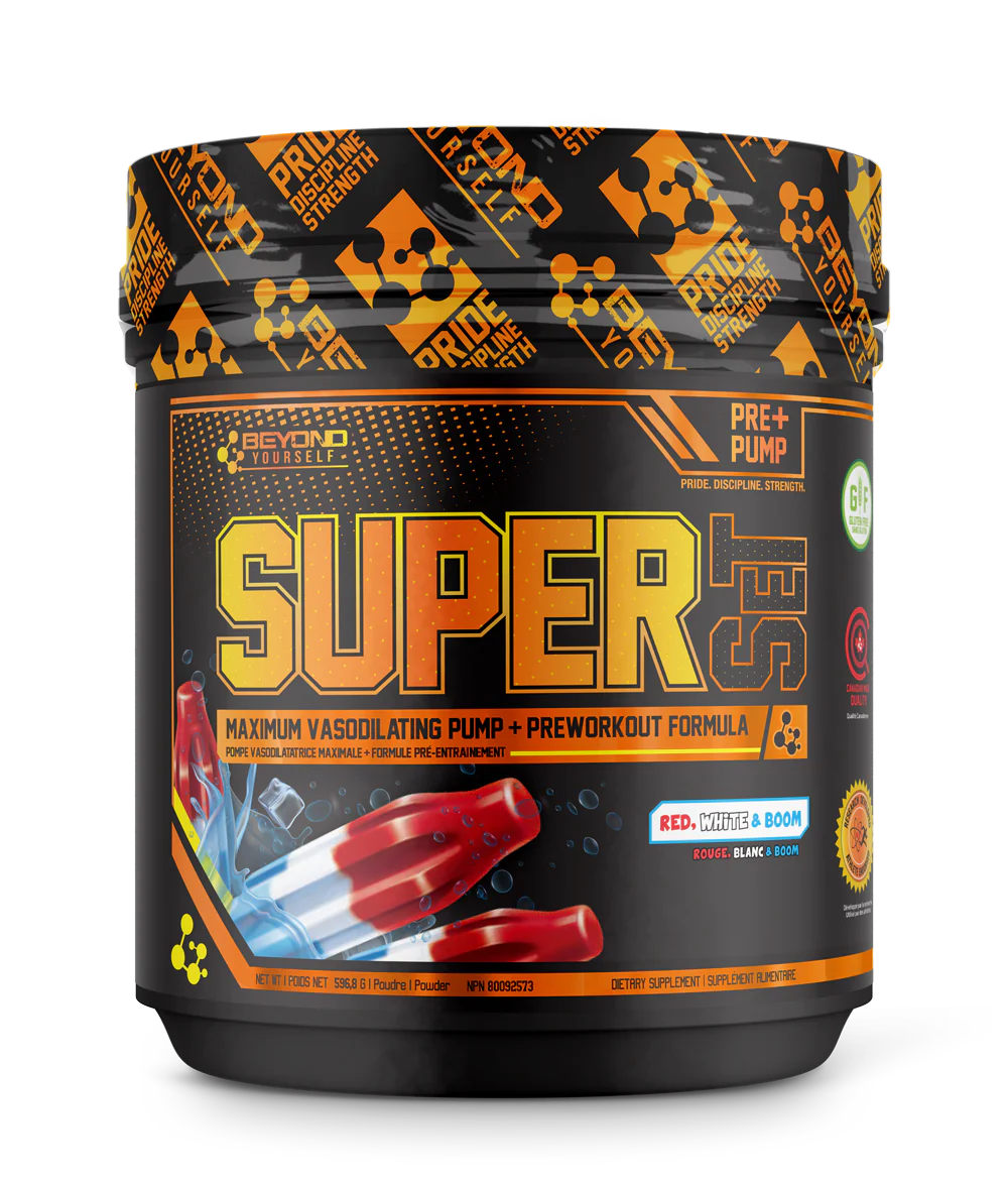 Beyond Yourself Superset Pre Workout Red, White & Boom 40 Servings