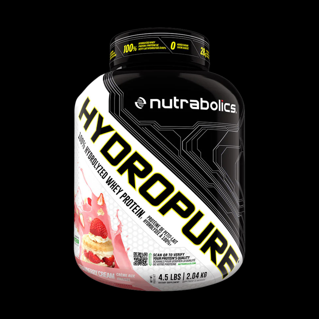 Nutrabolics Hydropure Whey Hydrolzed Strawberry Cream 4.5 lb