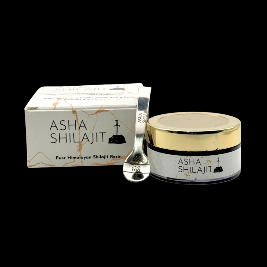 Asha Shilajit 100% Pure Himalayan Raw Resin 30 Servings
