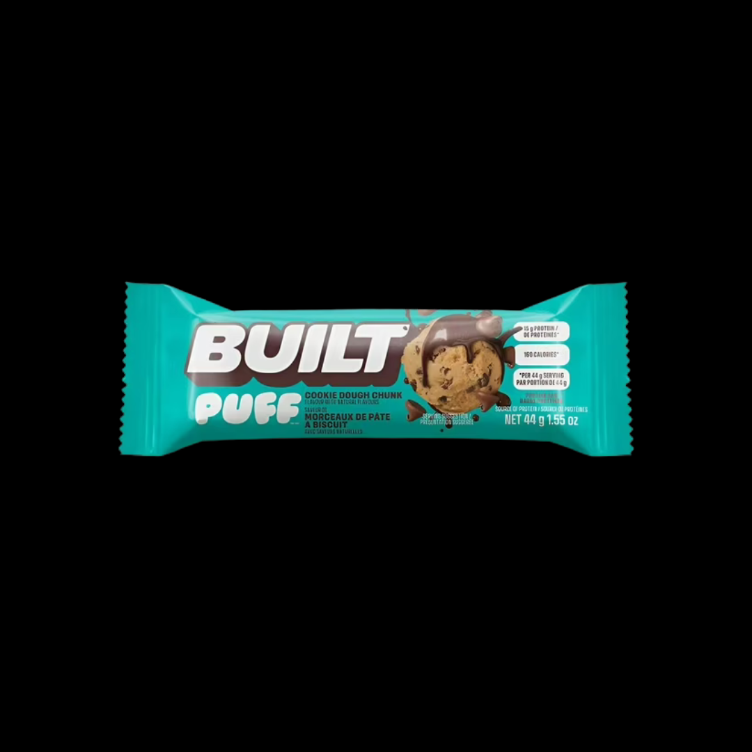 Built Puff Cookie Dough Chunk Protein Bar – The Supplement House