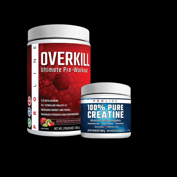 Proline Overkill Electric Punch + Creatine Monohydrate 60 Servings (FREE)