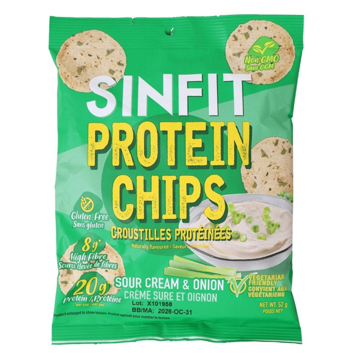 SinFit Protein Chip Bag Sour Cream & Onion
