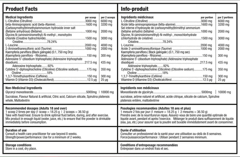 Bull Nutrition 12 Strong Pre Workout Grapple