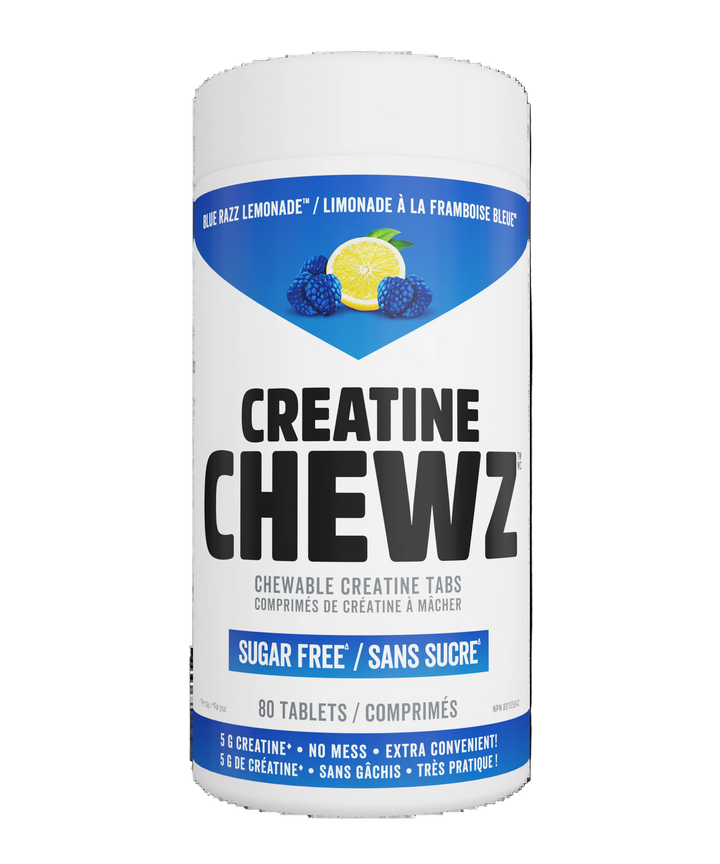 PVL Creatine Chewz Blue Razz Lemonade 80 Tablets