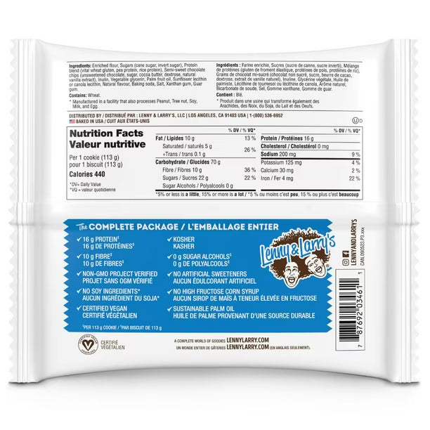 Lenny and Larry's Complete Chocolate Chip Cookie