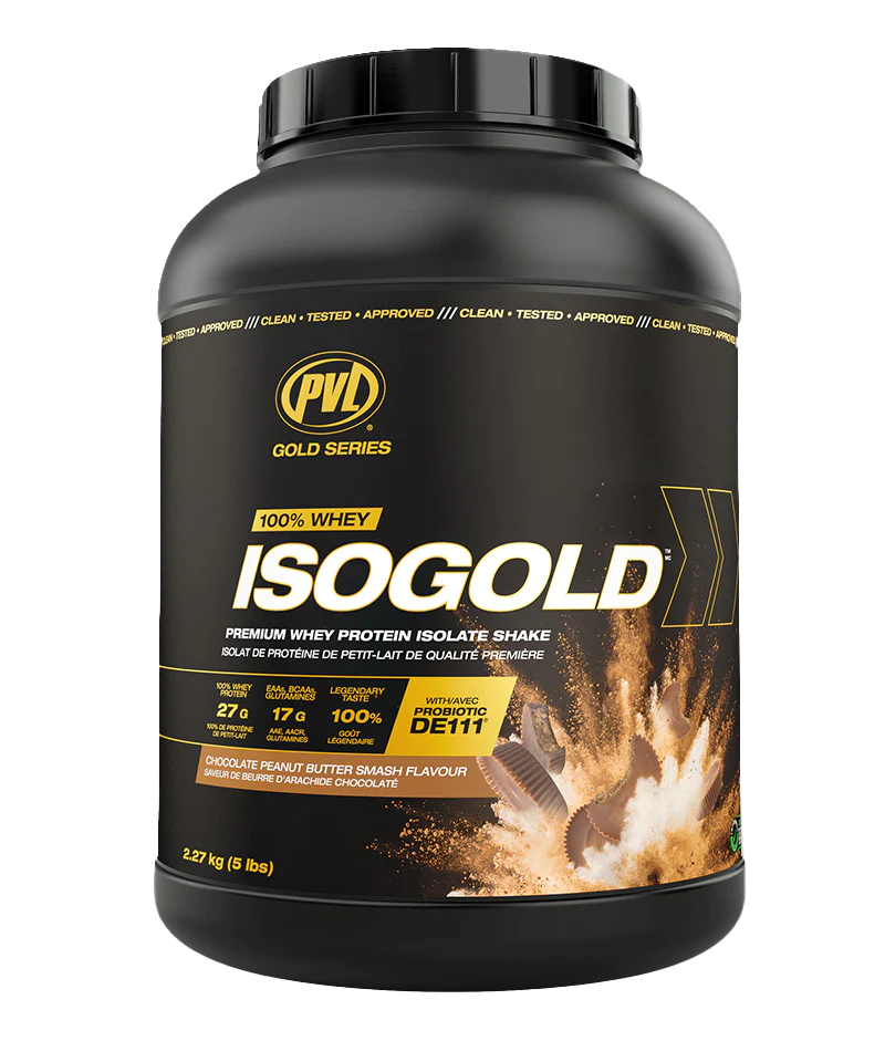 PVL Iso Gold Whey Isolate Chocolate Peanut Butter Smash 5lb
