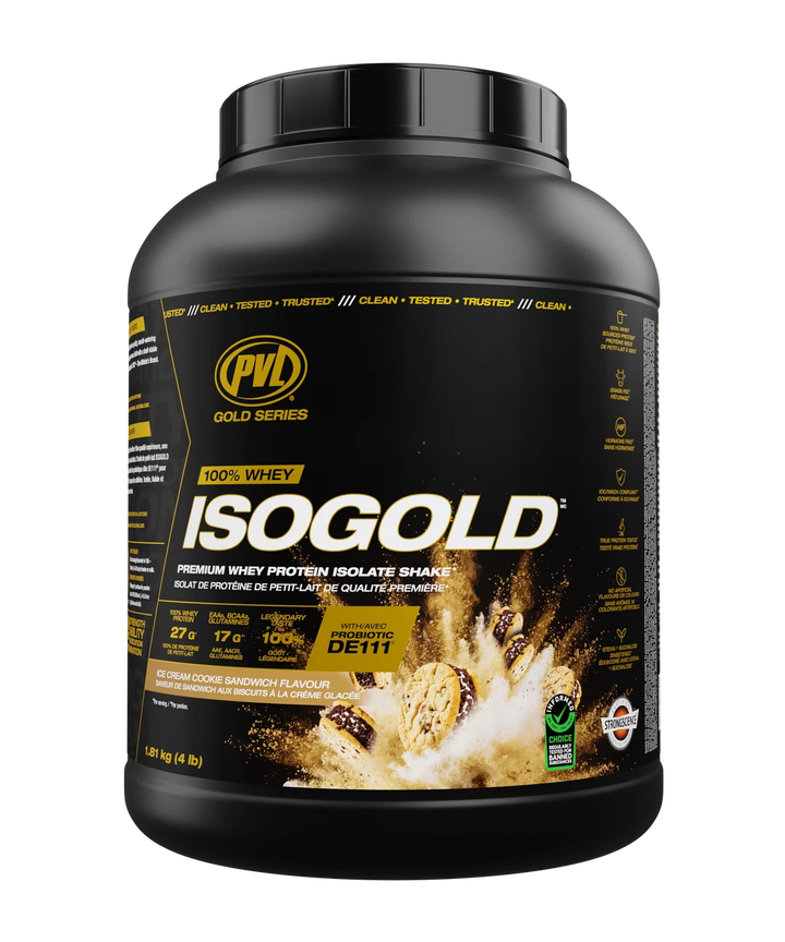 PVL Iso Gold Whey Isolate Ice Cream Cookie Sandwich 4lb