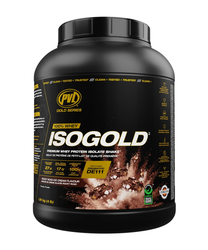PVL Iso Gold Whey Isolate Rocky Road Ice Cream 4lb
