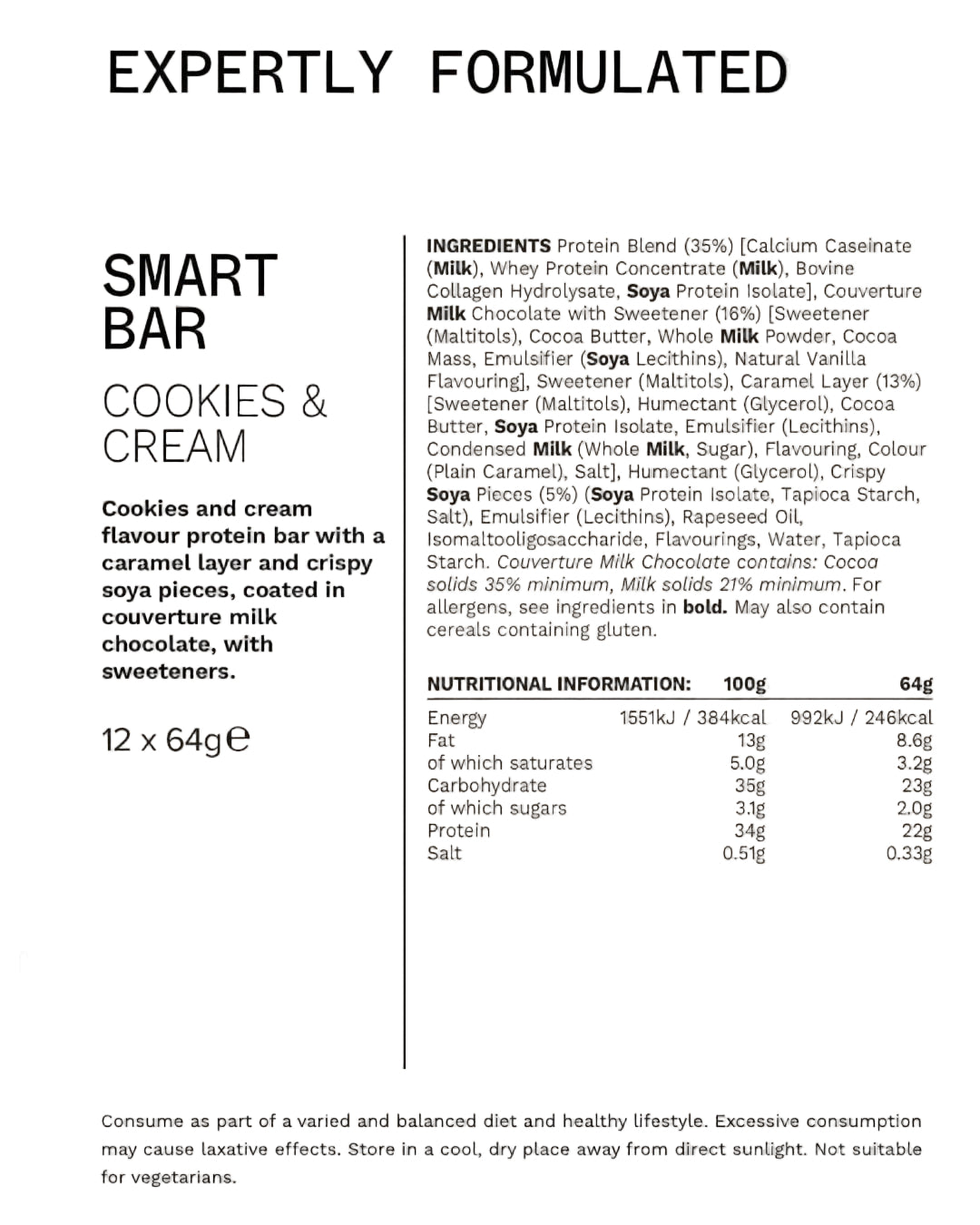 Smart Bar Cookies & Cream