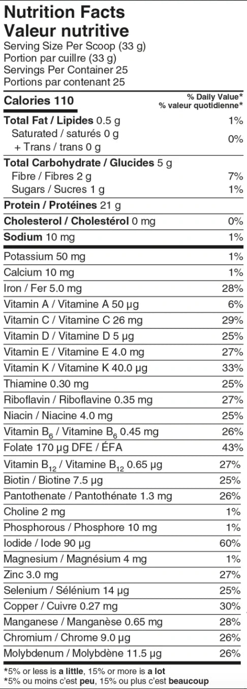All-In One Plant Protein + Superfoods Vanilla