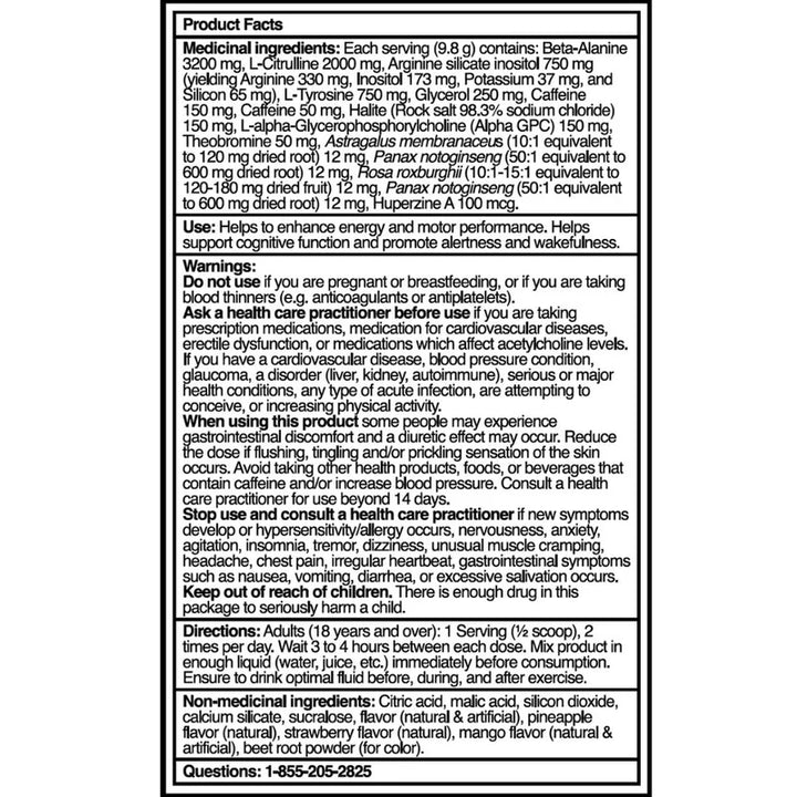 Bucked Up MOTHER BUCKER Pre Workout Rocket Pop 40 Servings