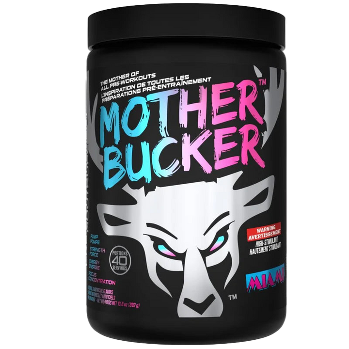 Bucked Up MOTHER BUCKER Pre Workout Miami 40 Servings