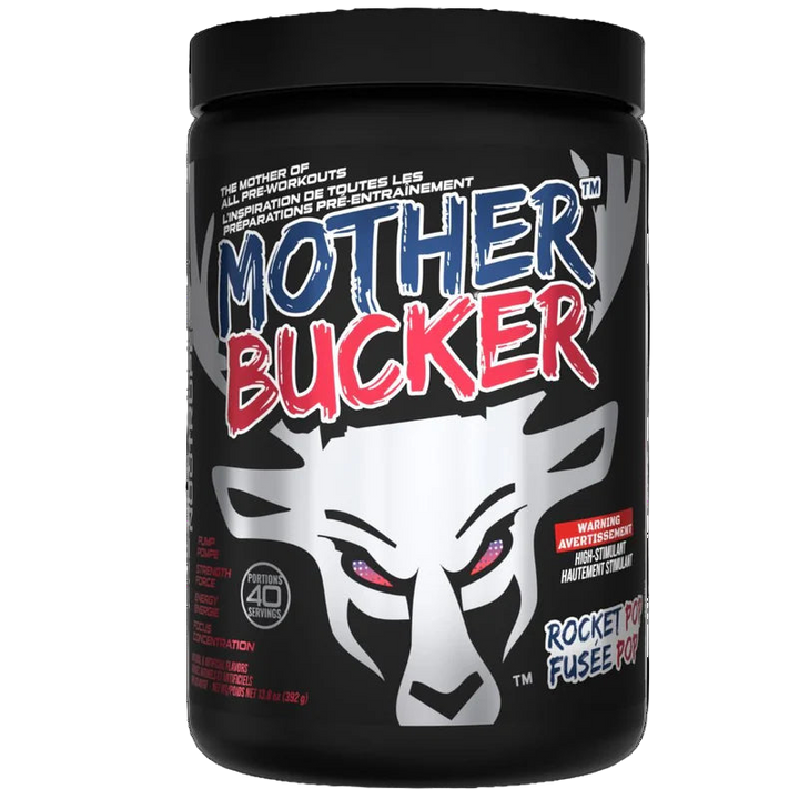 Bucked Up MOTHER BUCKER Pre Workout Rocket Pop 40 Servings