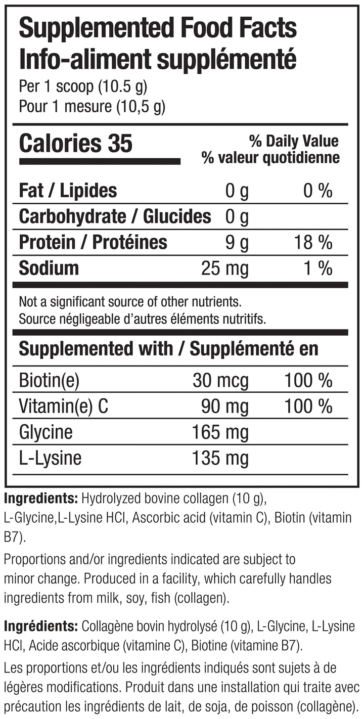 North Coast Naturals Grass-Fed Collagen Unflavoured 250g