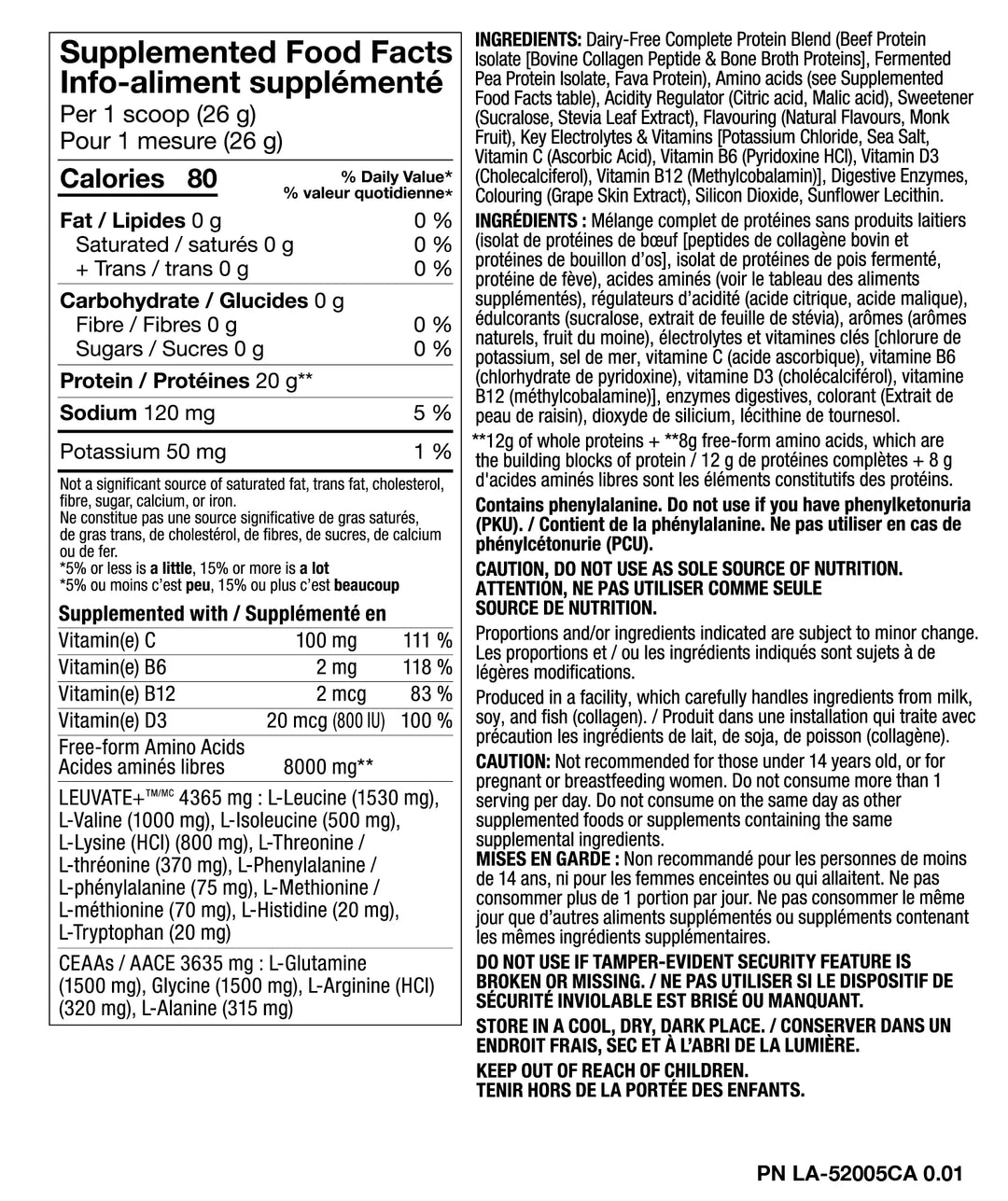 PVL ISO CLEAAR Grape Refresher