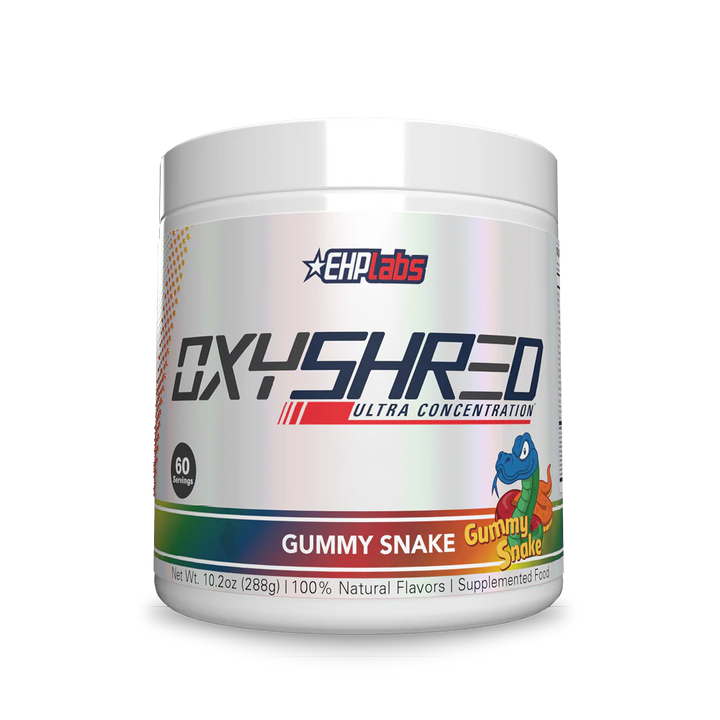 EHP LABS Oxy Shred Fat Burner Gummy Snake 60 Servings