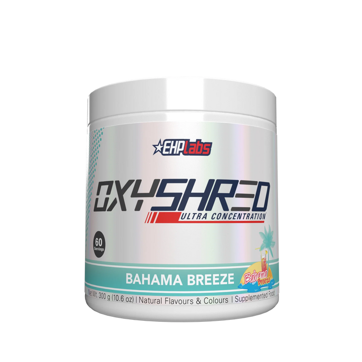 EHP LABS Oxy Shred Fat Burner Bahama Breeze 60 Servings SHORT DATED!