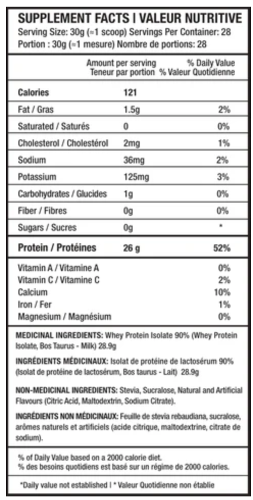 Beyond Yourself Isolate Candy Blue Freeze 2lb