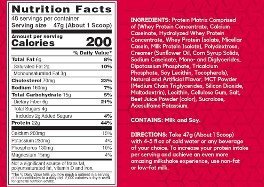 BSN Syntha 6 Whey Protein Strawberry 5lbs