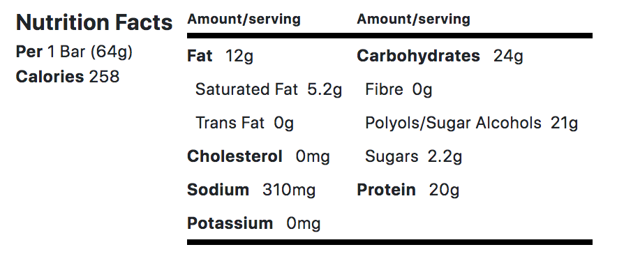 Smart Bar Salted Caramel