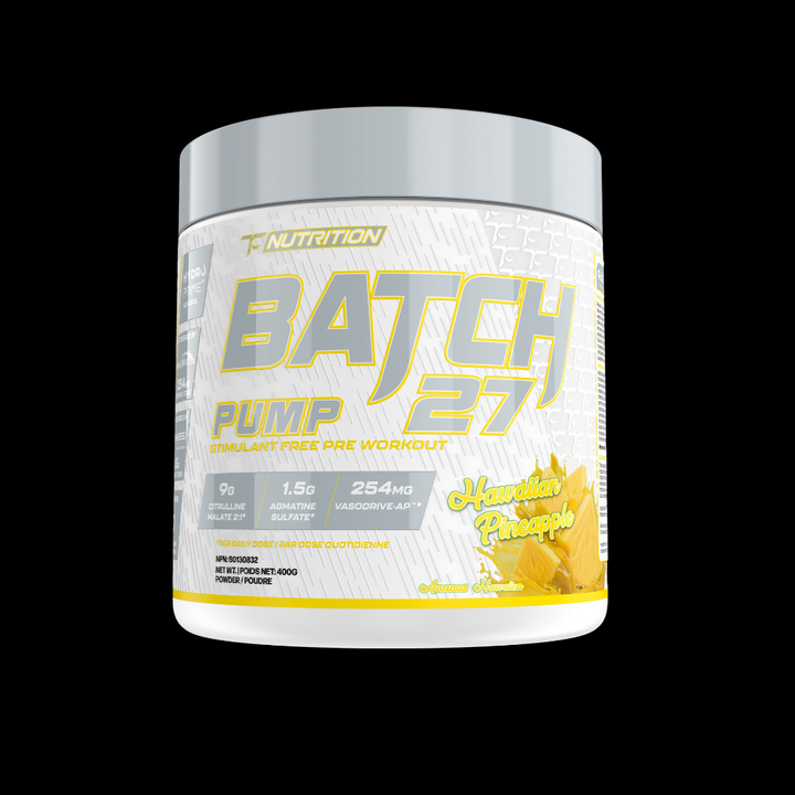 TC Nutrition Batch 27 Stimulant Free Pre Workout Hawaiin Pineapple