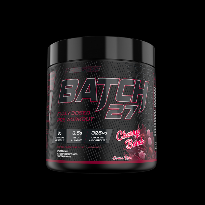 TC Nutrition Batch 27 Pre Workout Cherry Bomb 40 Servings