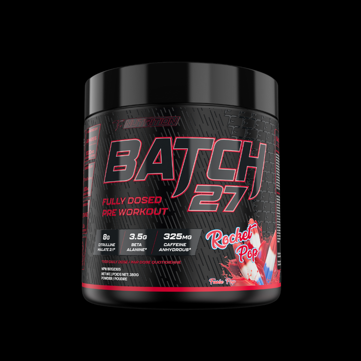 TC Nutrition Batch 27 Pre Workout Rocket Pop 40 Servings