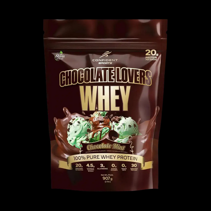 Confident Sports Chocolate Lover's Whey Protein Chocolate Mint 2lb