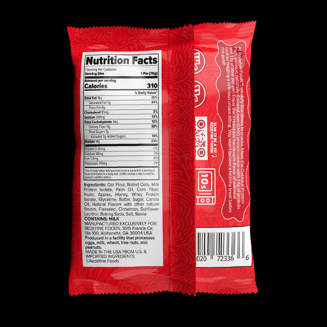 Redefine Foods Oatmeal Protein Pie