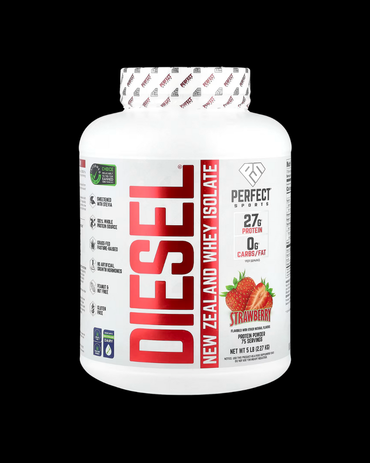 Perfect Sports Diesel Whey Isolate Strawberry 5lb