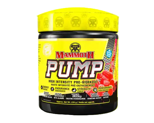 Mammoth Pump Pre Workout Swedish Very Berry 30 Servings