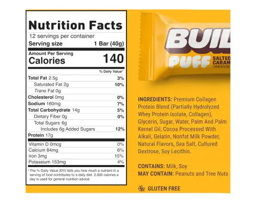 Built Puff Salted Caramel Protein Bar